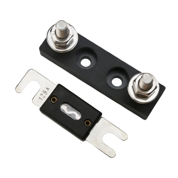 Bolt on Fuse holder for cars marines