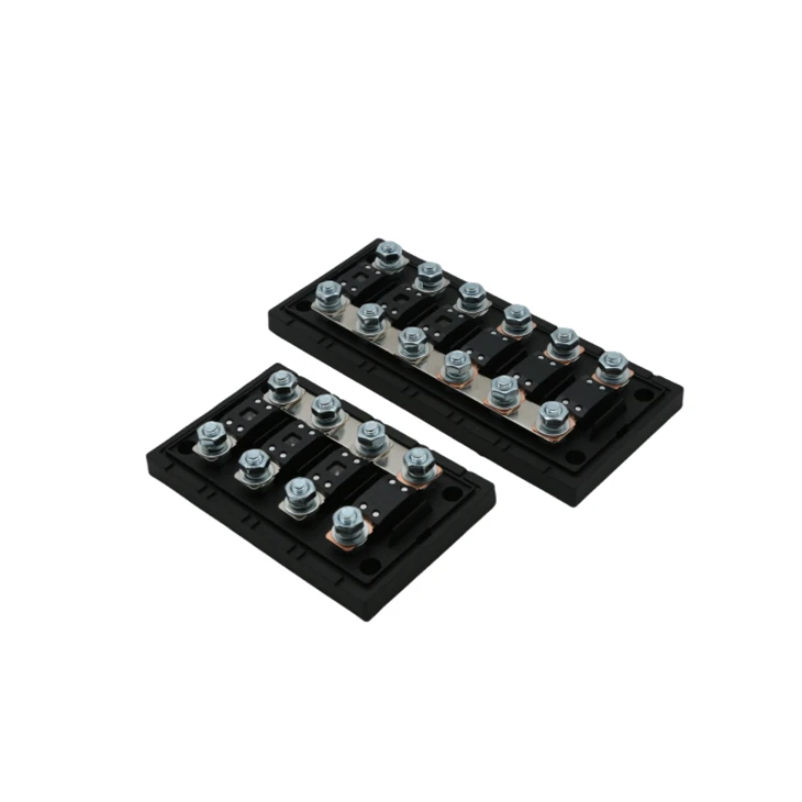 100A 48V ANM MEGA Inline Fuse Holder Bolt-Down Studs 4 Way 6 Way Fuse Box